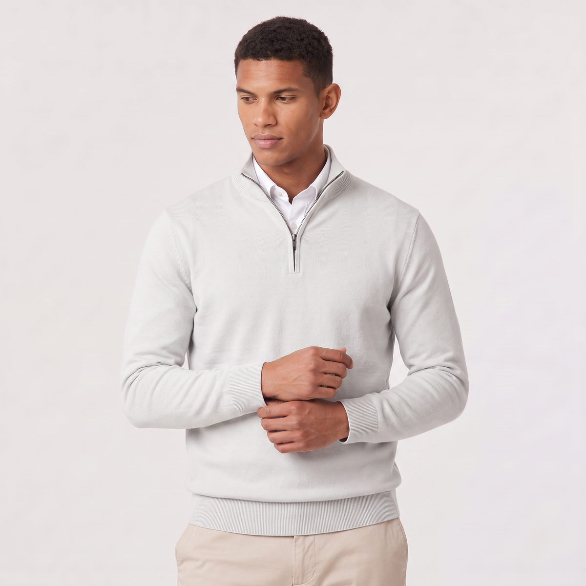 Keaton Quarter-Zip Sweater