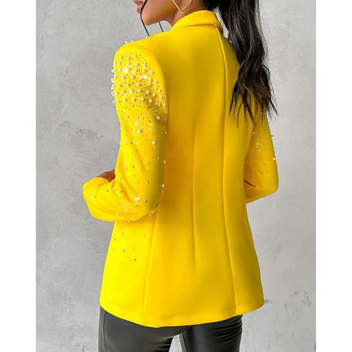 Viola Pearl Trim Blazer