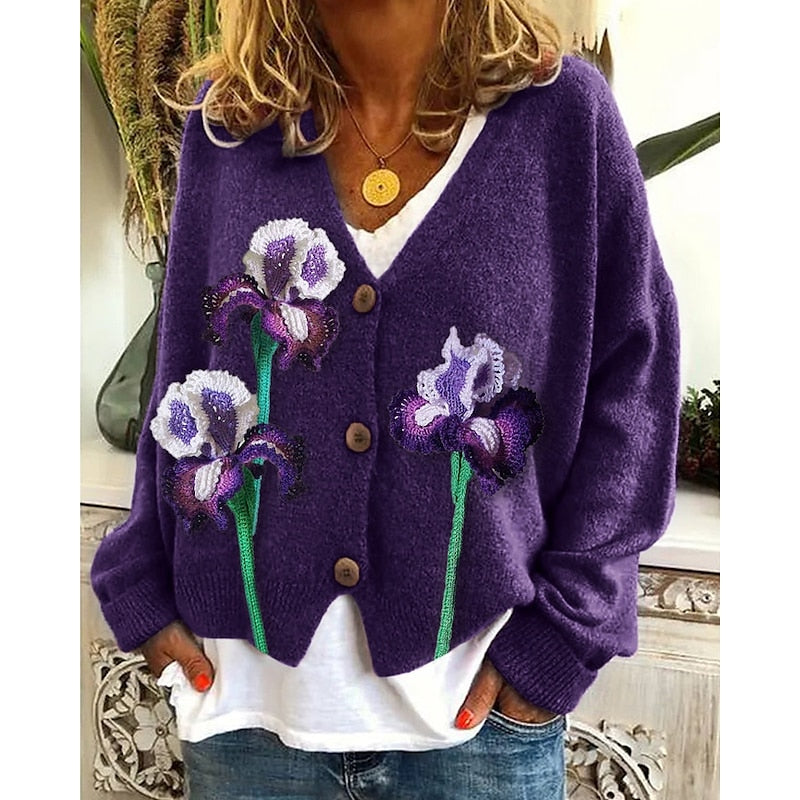Verity Floral Print Cardigan