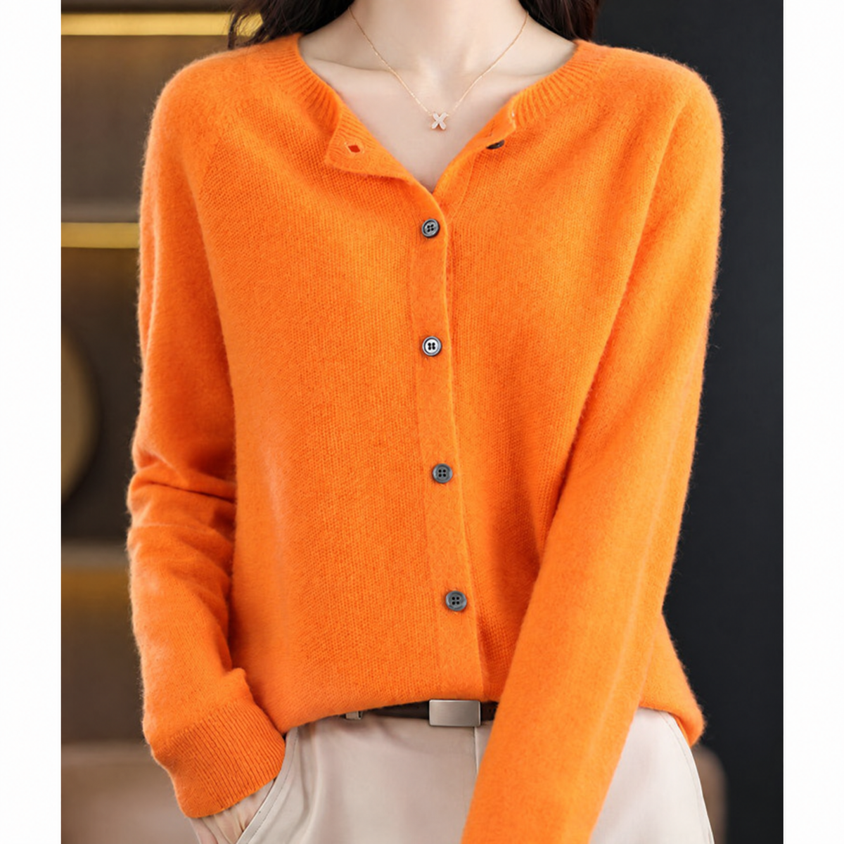 Matilda Button Front Cardigan