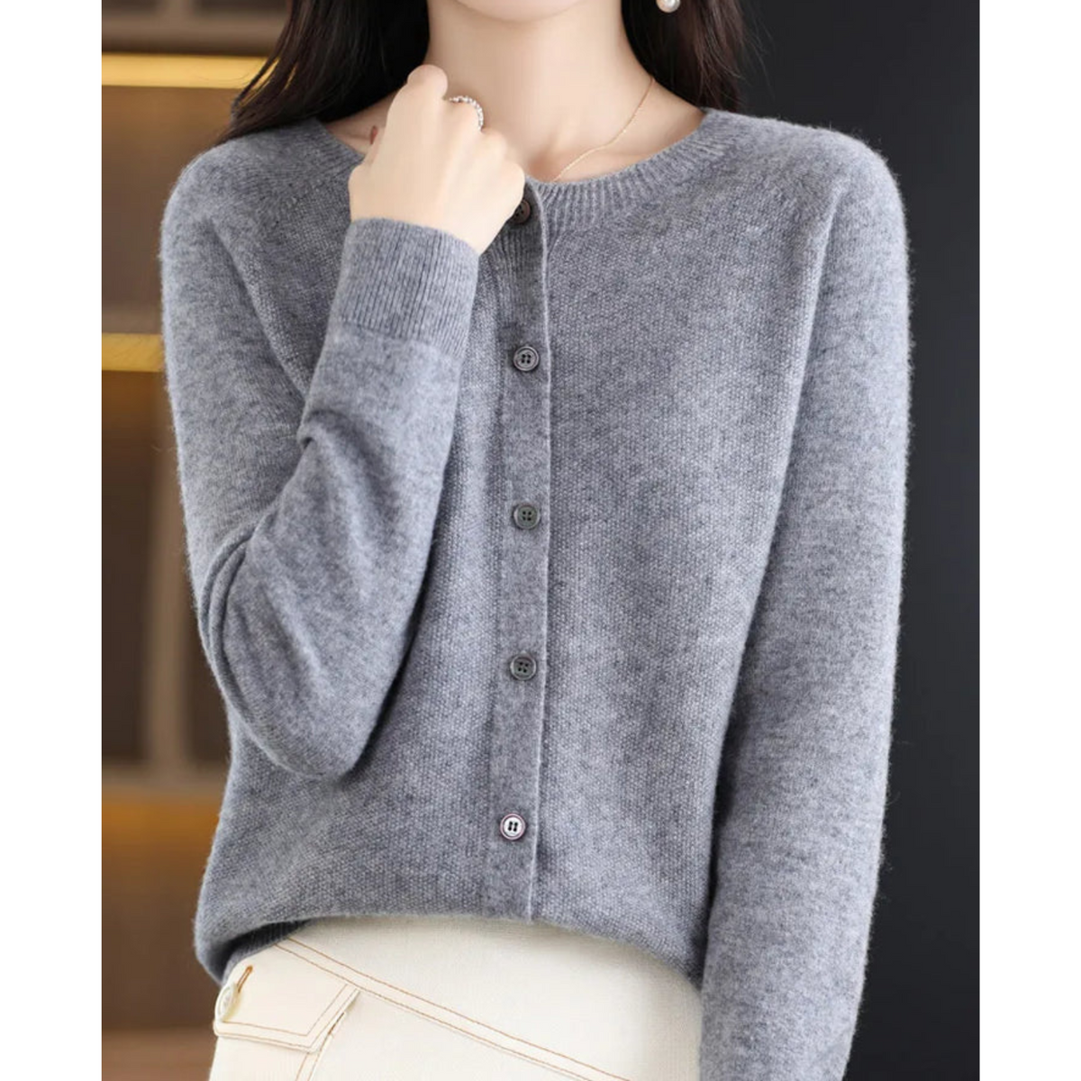 Matilda Button Front Cardigan