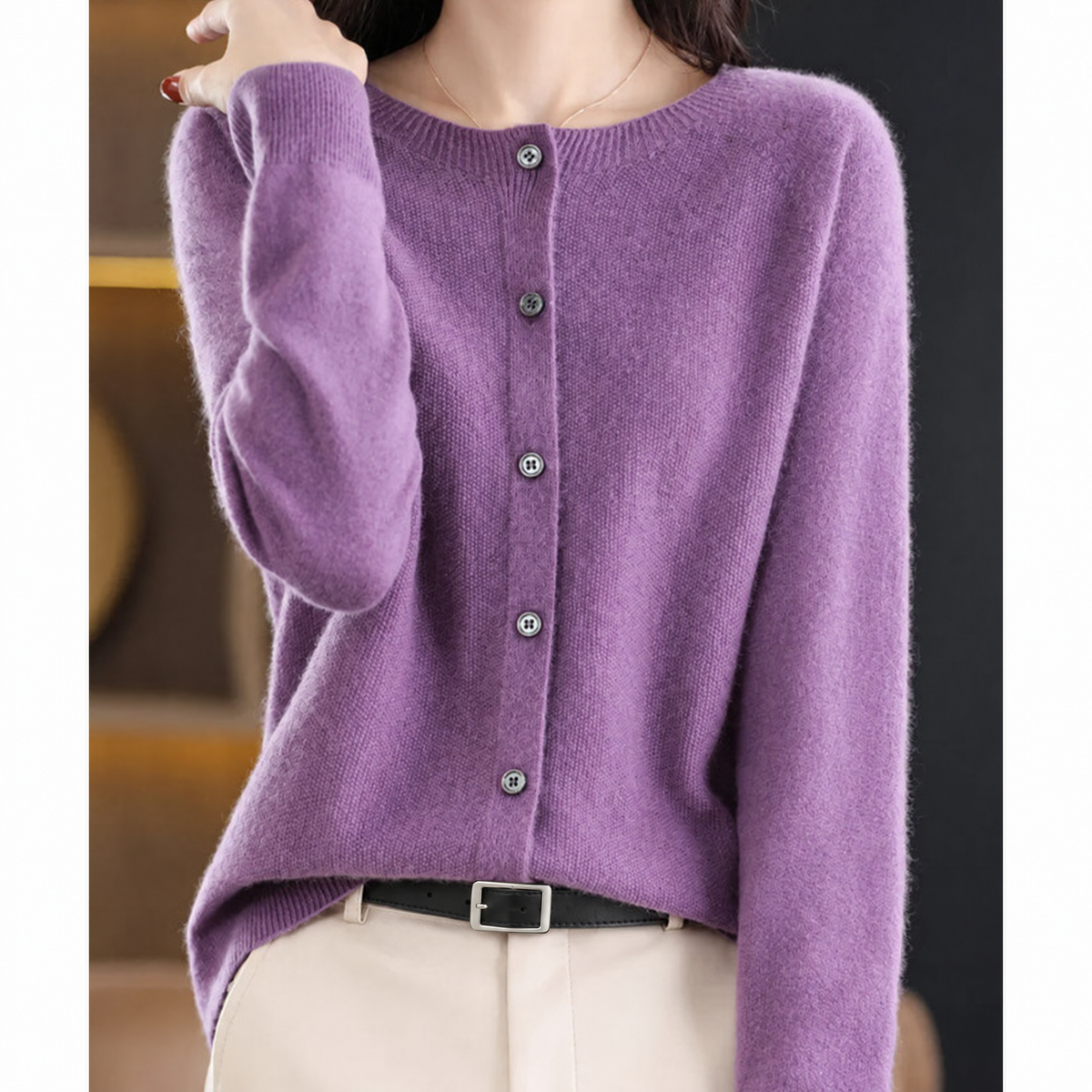 Matilda Button Front Cardigan