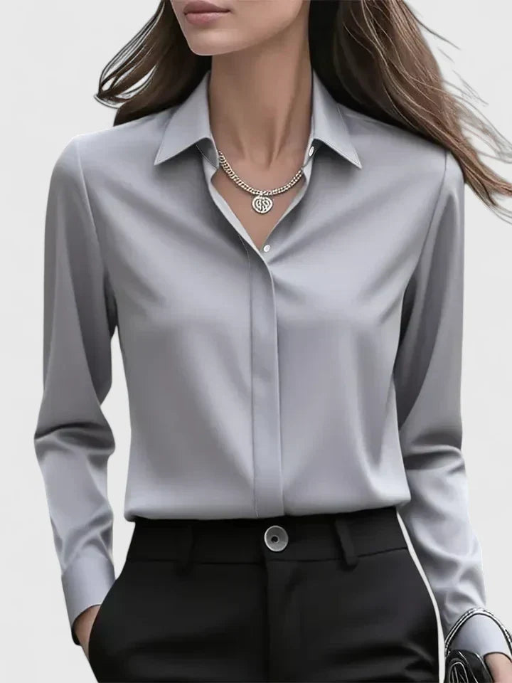 Annelise Point Collar Blouse