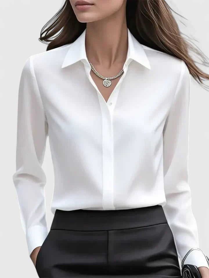 Annelise Point Collar Blouse