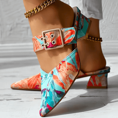 Clemence Sculpted Heel Pumps