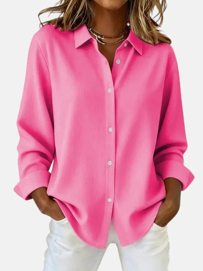 Poppy Fluid Drape Blouse