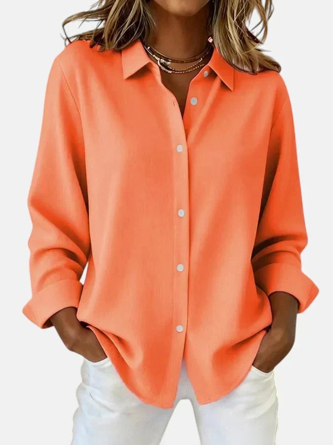 Poppy Fluid Drape Blouse