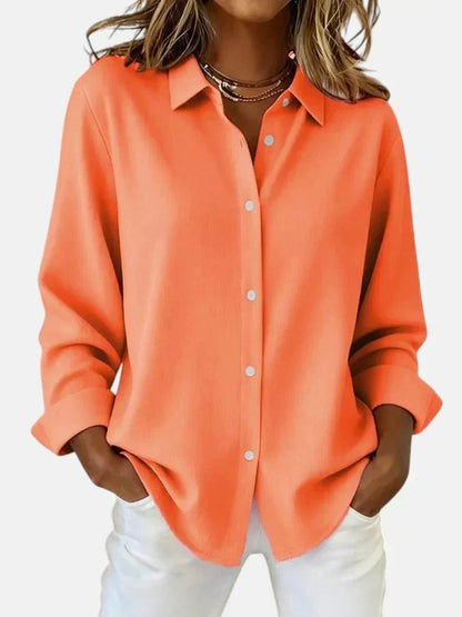 Poppy Fluid Drape Blouse