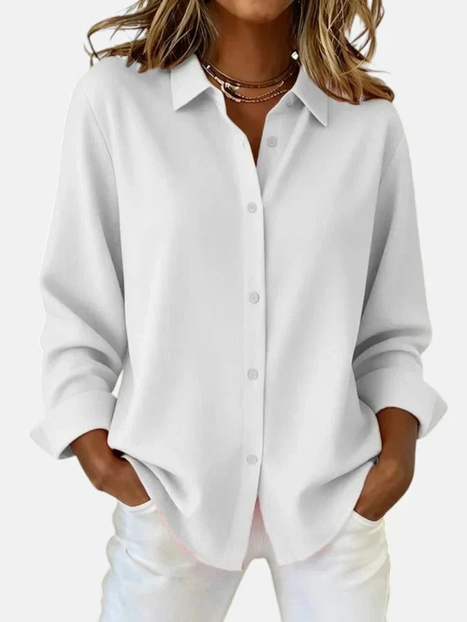 Poppy Fluid Drape Blouse