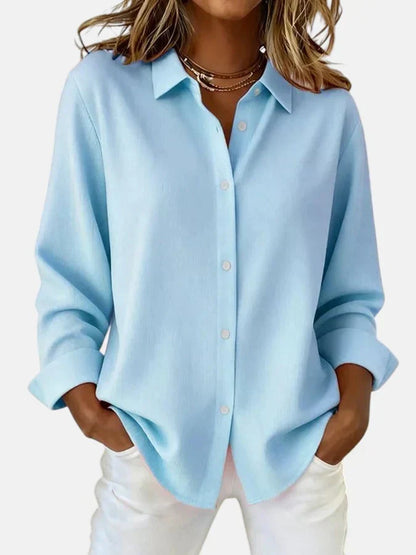 Poppy Fluid Drape Blouse