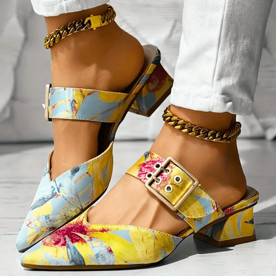 Clemence Sculpted Heel Pumps