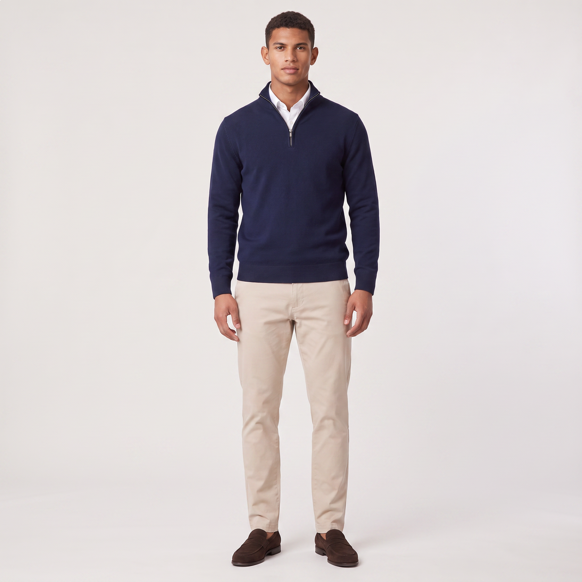 Keaton Quarter-Zip Sweater