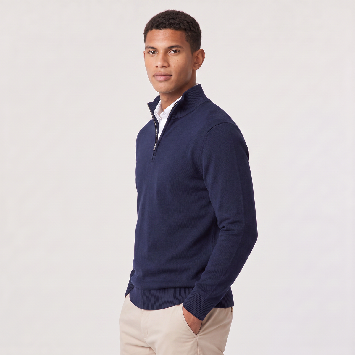 Keaton Quarter-Zip Sweater