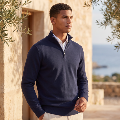 Keaton Quarter-Zip Sweater