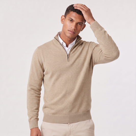 Keaton Quarter-Zip Sweater