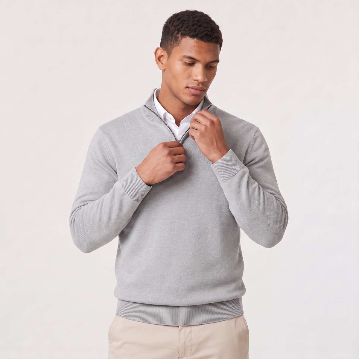 Keaton Quarter-Zip Sweater