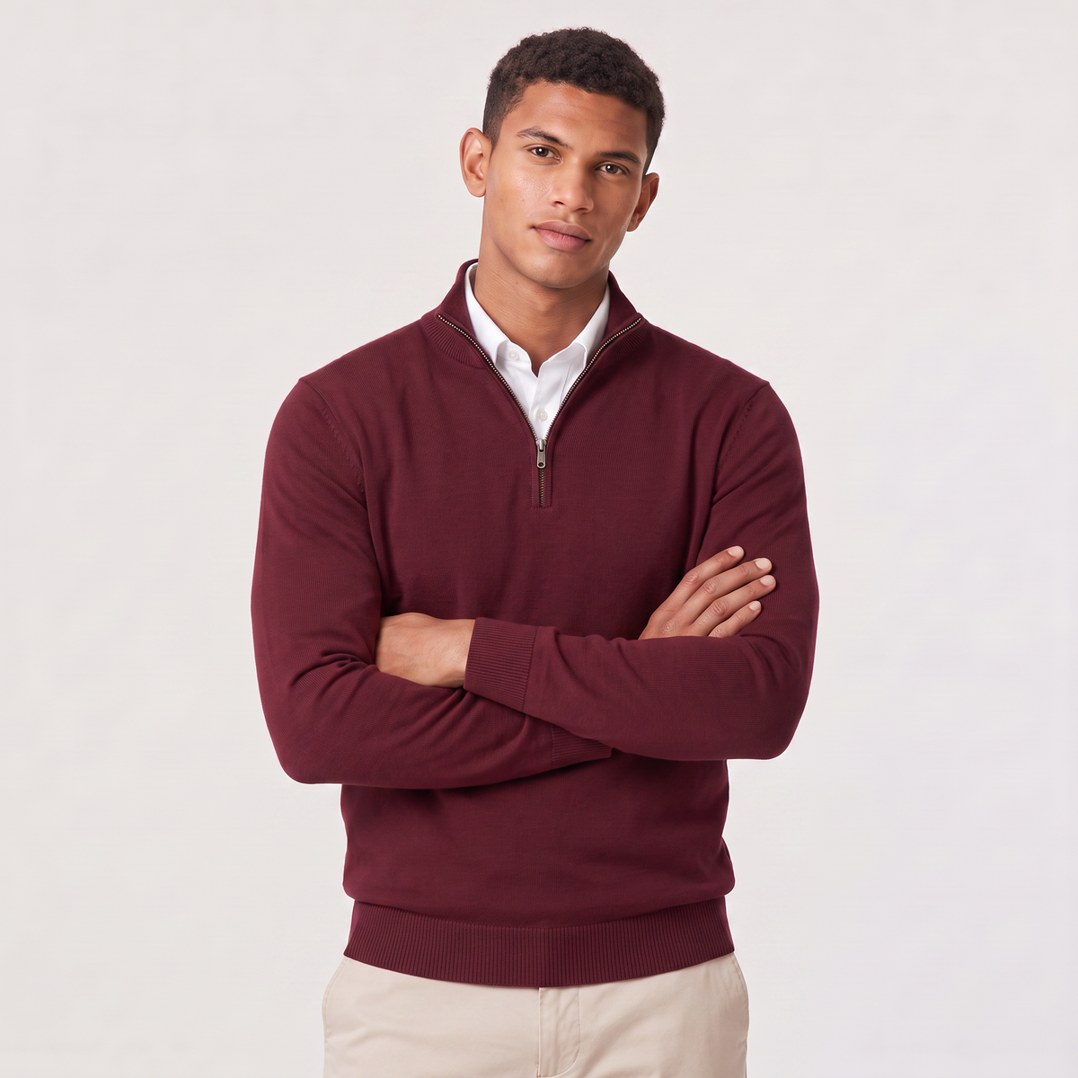 Keaton Quarter-Zip Sweater