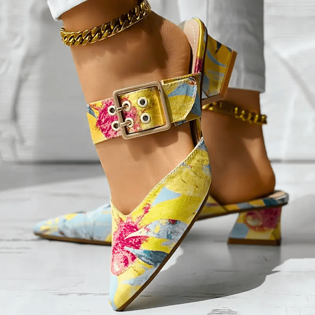 Clemence Sculpted Heel Pumps