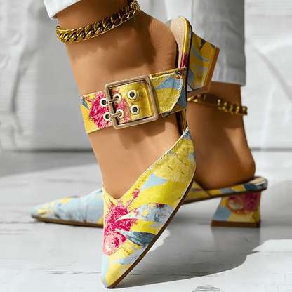 Clemence Sculpted Heel Pumps
