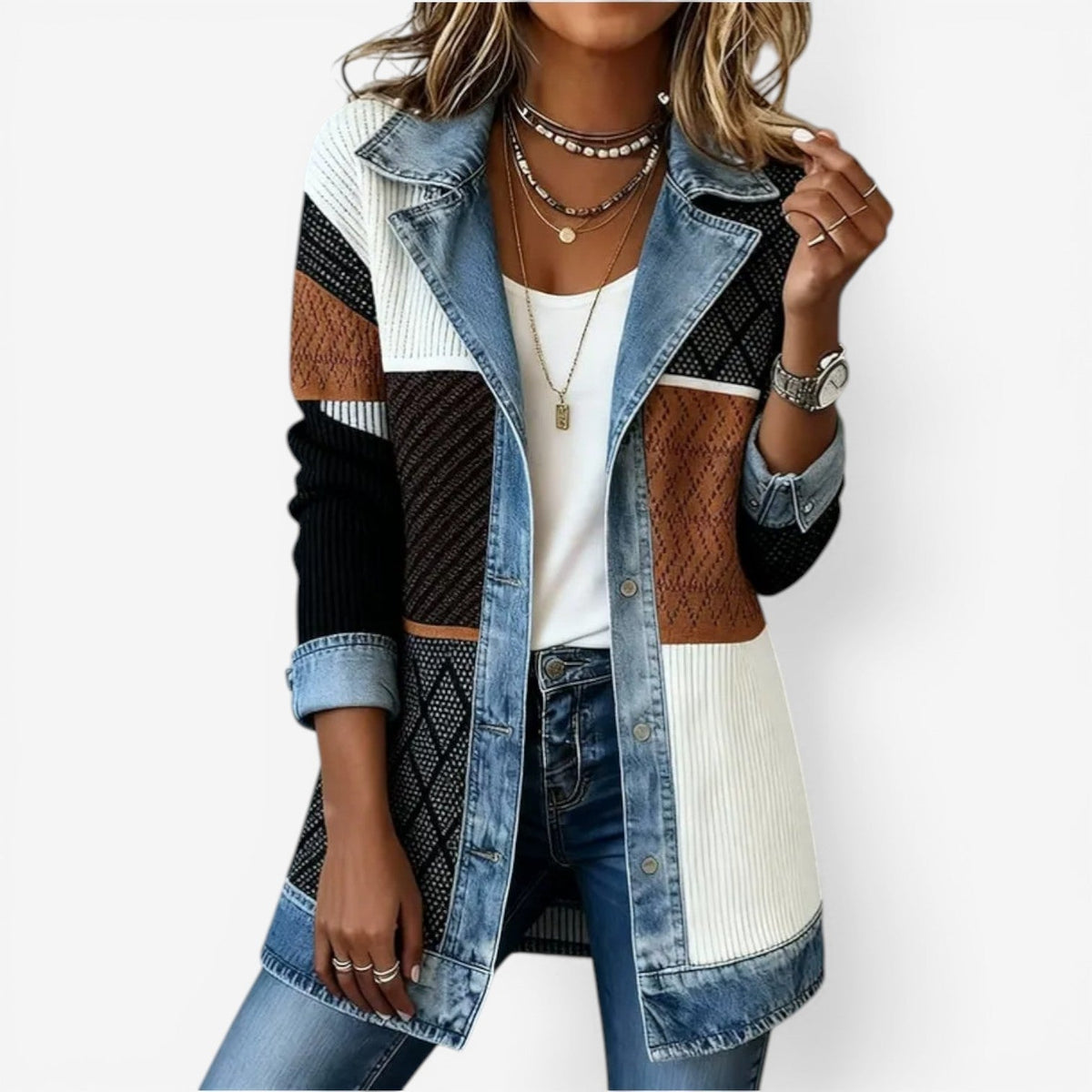 Lark Button Front Knit Jacket