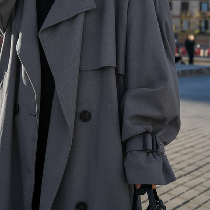 Rhea Extended Length Trench Coat