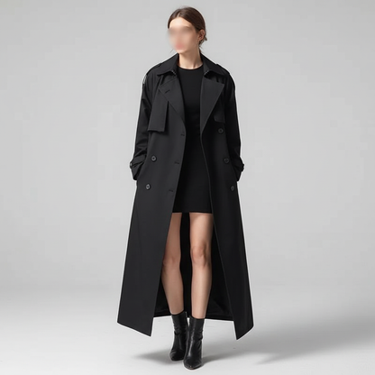 Rhea Extended Length Trench Coat