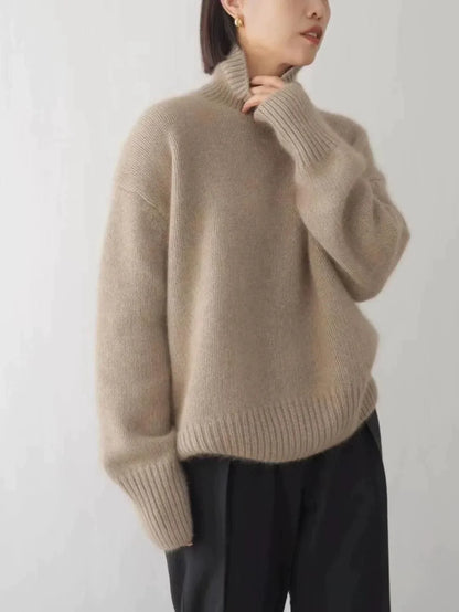Lena Ribbed Turtleneck Sweater