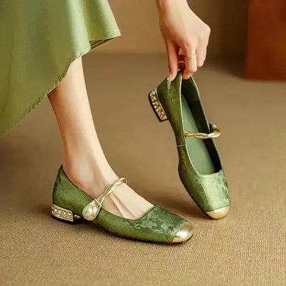 Juliet Braided Strap Mary Janes