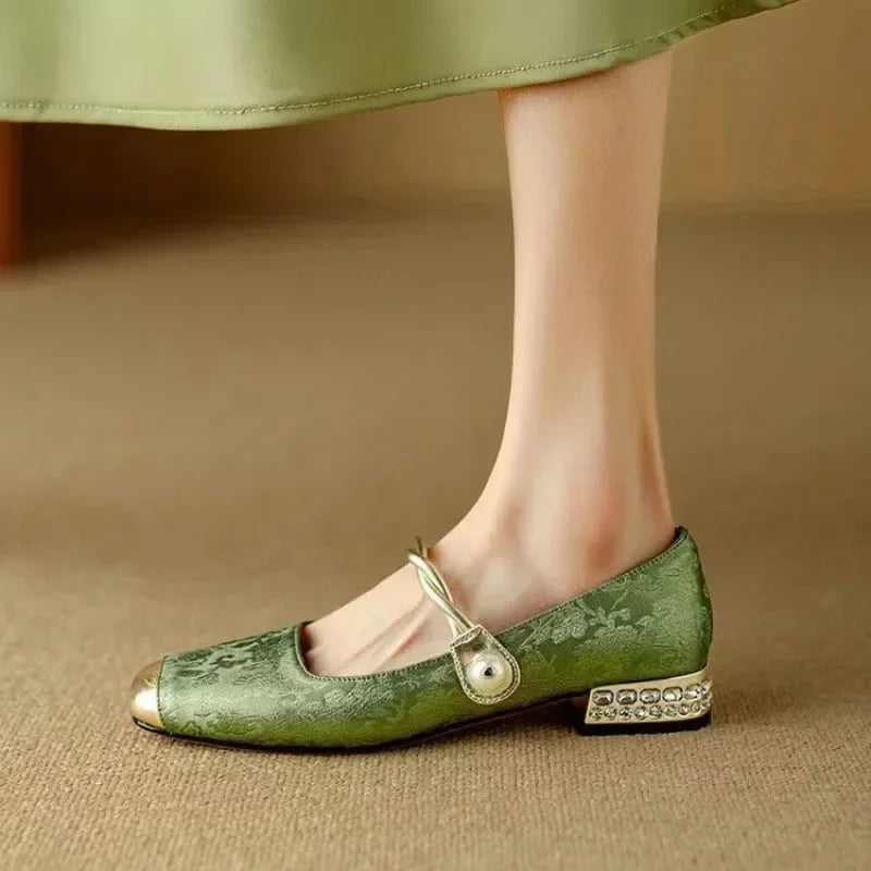 Juliet Braided Strap Mary Janes