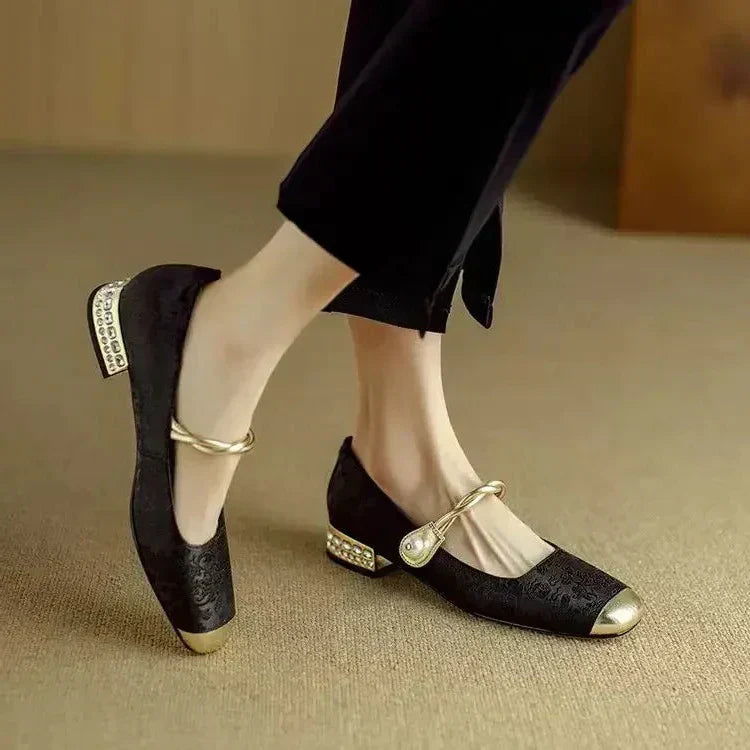 Juliet Braided Strap Mary Janes