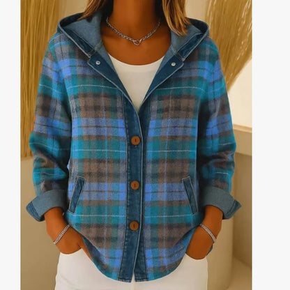 Kirsten Contrast Hood Jacket