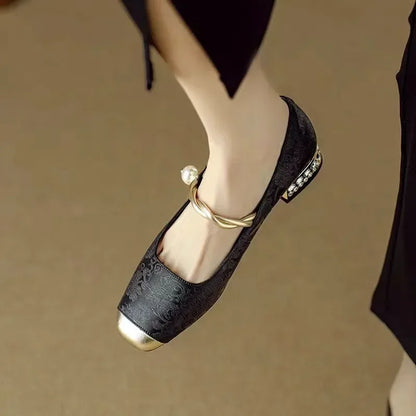 Juliet Braided Strap Mary Janes