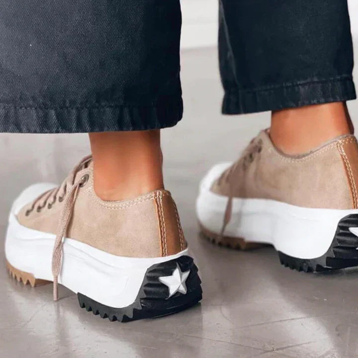 Nell Platform Canvas Sneakers