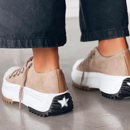 Nell Platform Canvas Sneakers