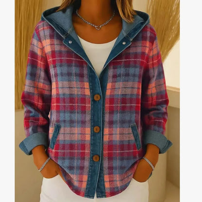 Kirsten Contrast Hood Jacket
