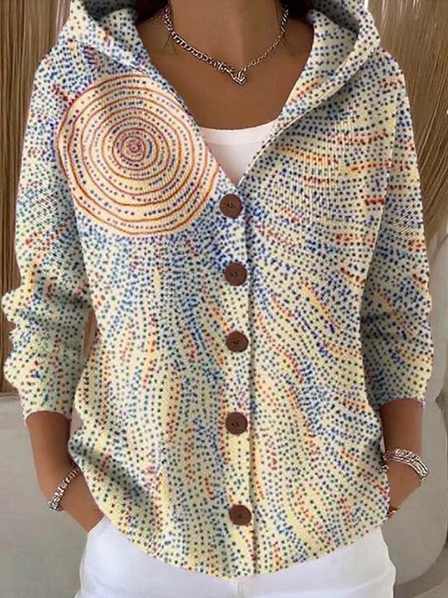 Cecily Hooded Button Cardigan