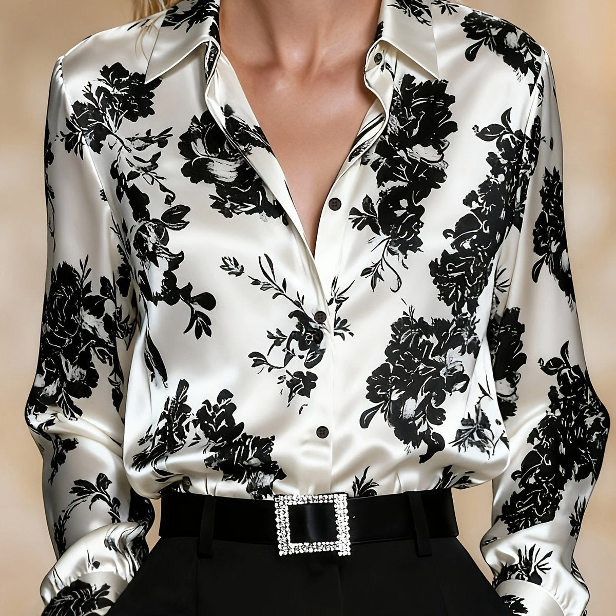 Arabella Button Front Blouse