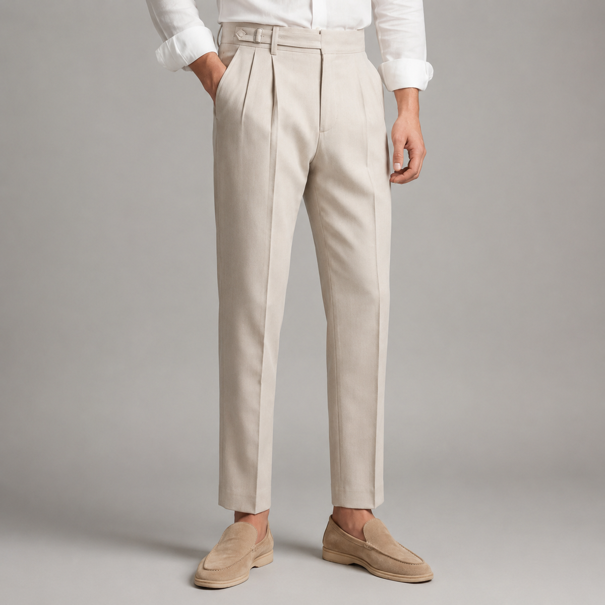 Brennan Front Pleat Trousers