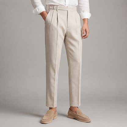 Brennan Front Pleat Trousers