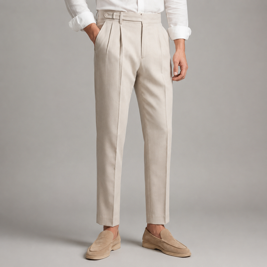 Brennan Front Pleat Trousers