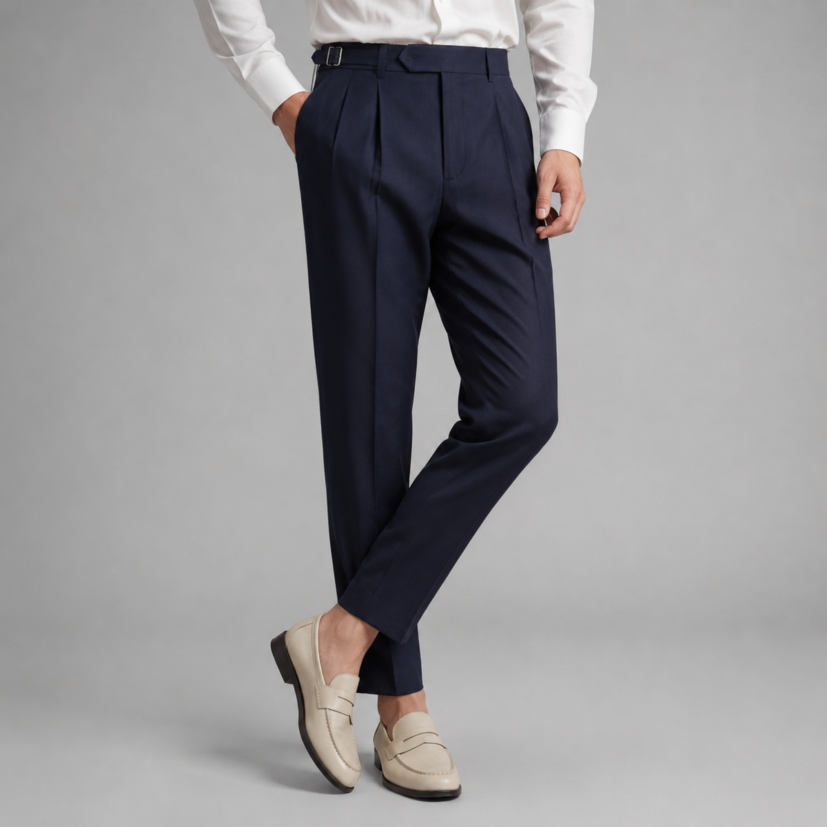 Brennan Front Pleat Trousers
