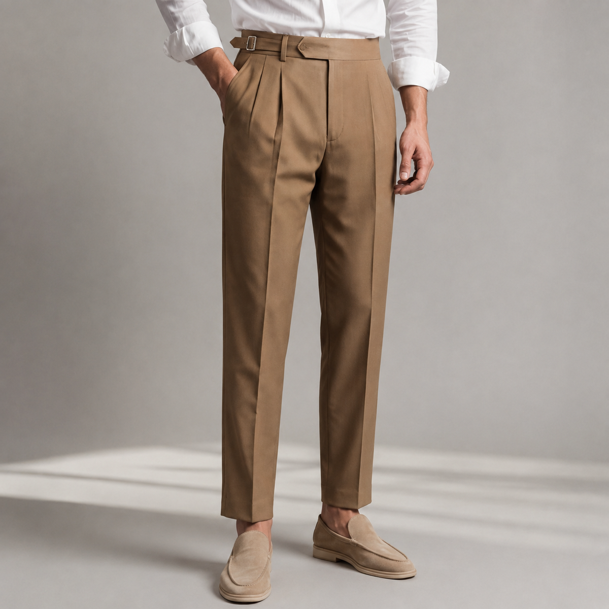 Brennan Front Pleat Trousers