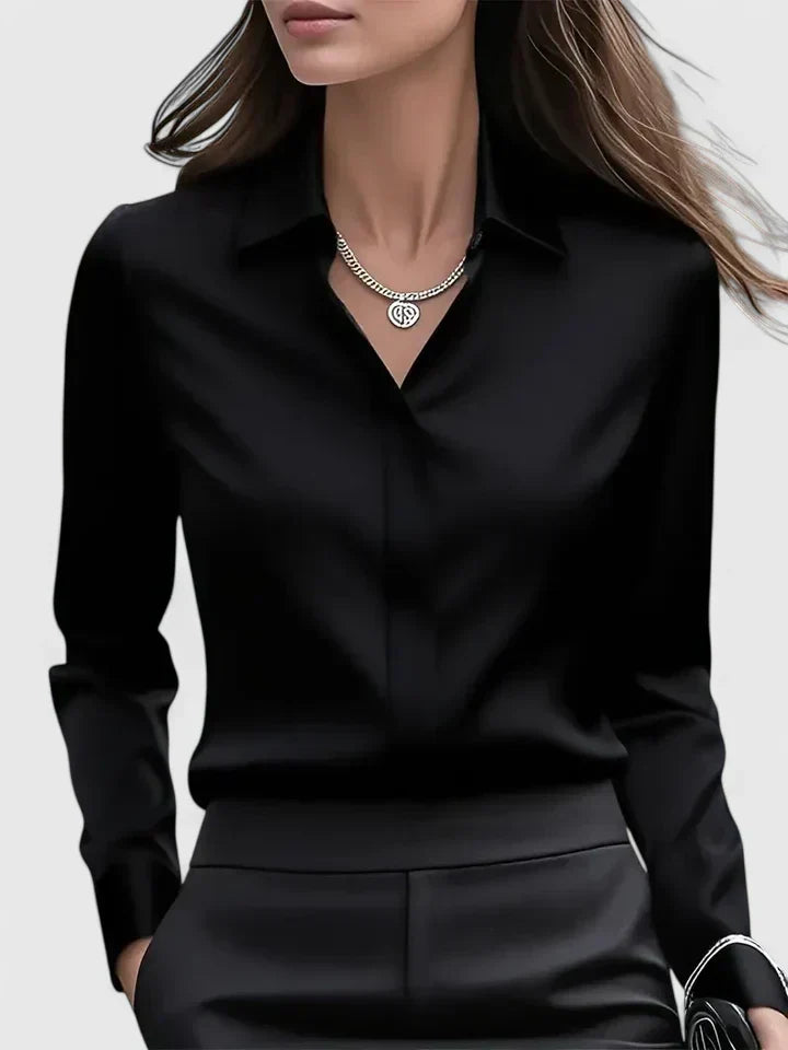 Annelise Point Collar Blouse