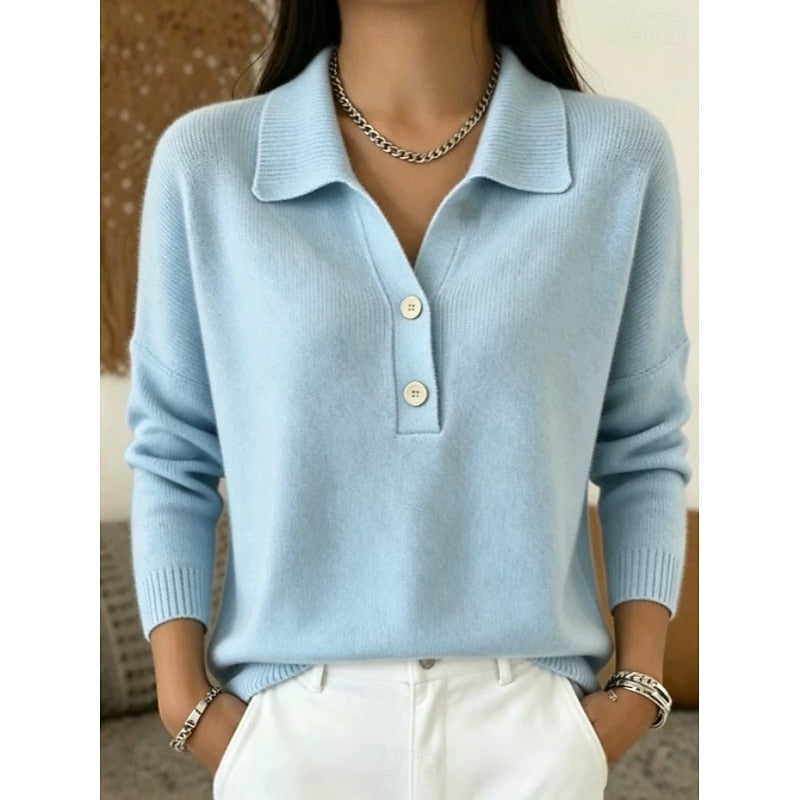 Isla Button Placket Pullover