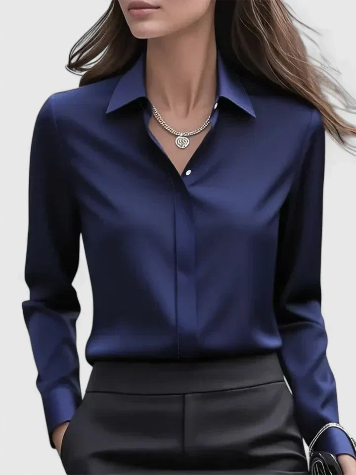 Annelise Point Collar Blouse