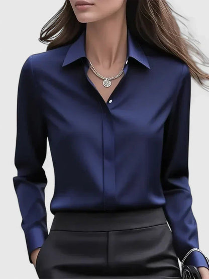 Annelise Point Collar Blouse