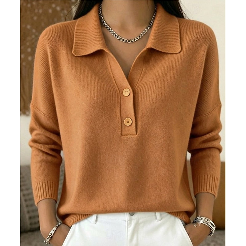 Isla Button Placket Pullover