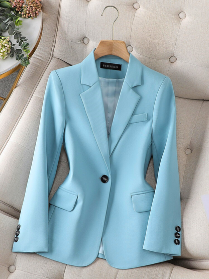 Delia Single Button Blazer