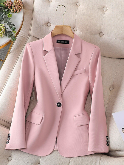 Delia Single Button Blazer
