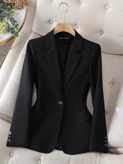 Delia Single Button Blazer